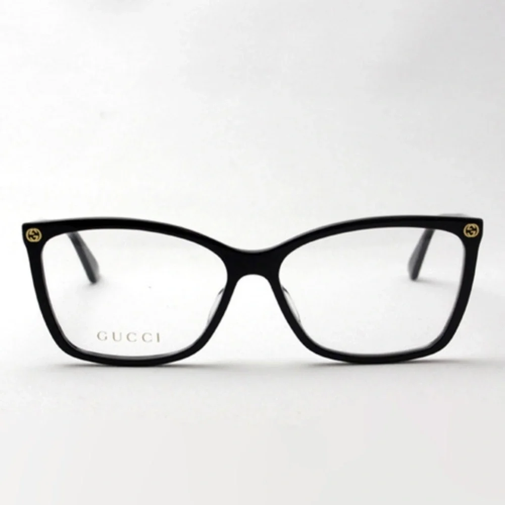 NEW GUCCI GG0025O 001 BLACK AUTHENTIC EYEGLASSES FRAME